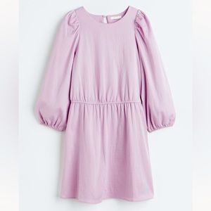 NWT Balloon Sleeve Lavander Dress